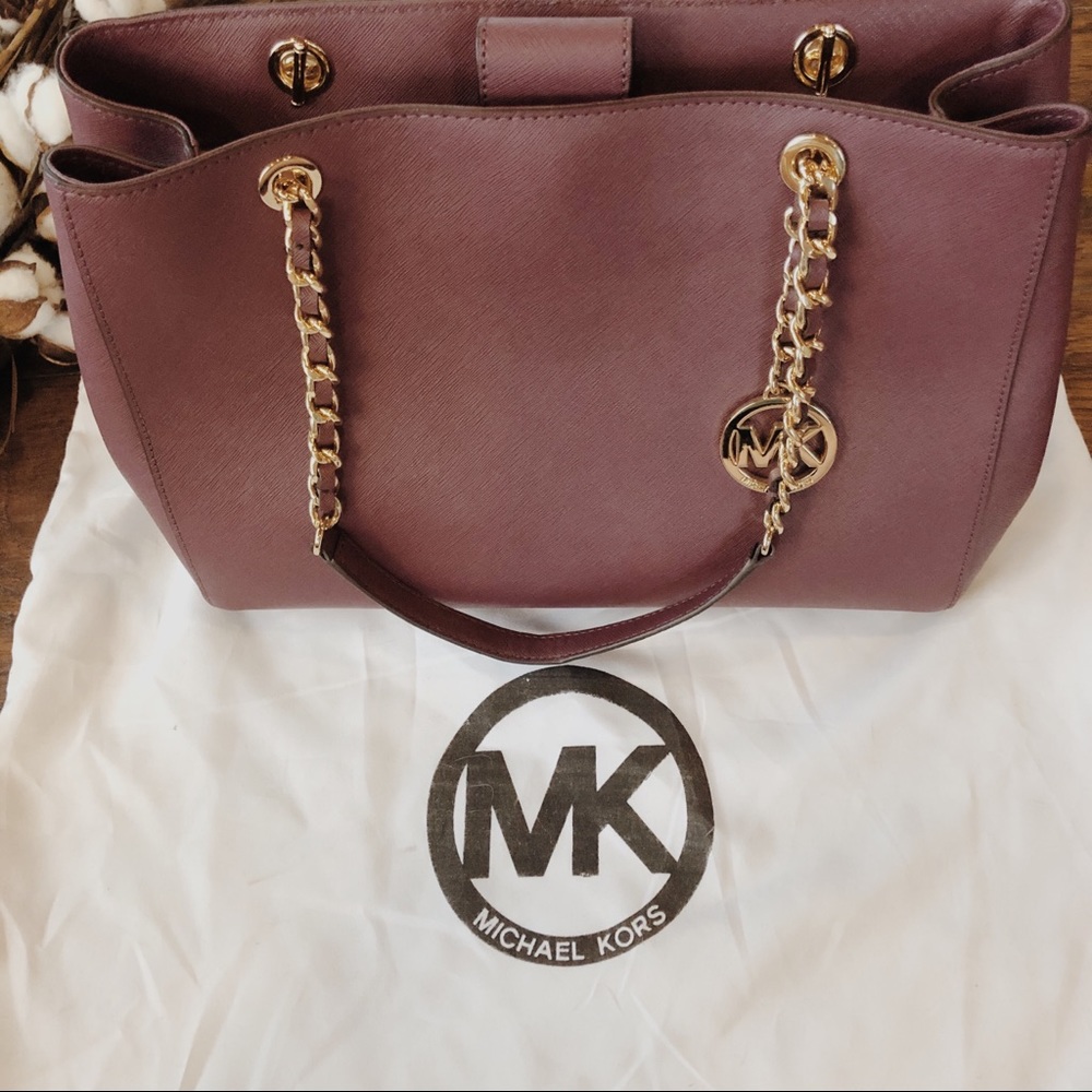 NWT Michael Kors purse Plum - Picture 4 of 4
